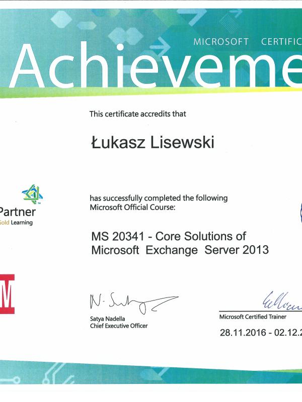 Administracja programem pocztowym Microsoft Exchange 